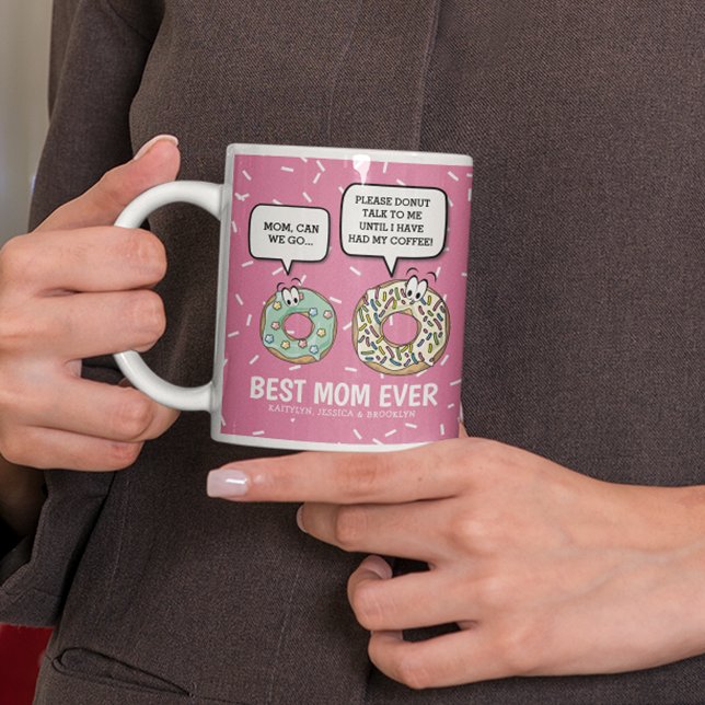 Niedliche beste Mama je | Donut Spaß Kaffeemaschin Kaffeetasse (Von Creator hochgeladen)