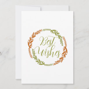 Niedliche Beste Wünsche Postkarte