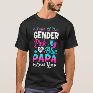 Niedliche Bewahrung der Liebe zwischen Rosa und Bl T-Shirt
