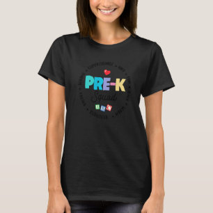 Niedliche Bewertung der Verwaltung der Vor-K-Squad T-Shirt