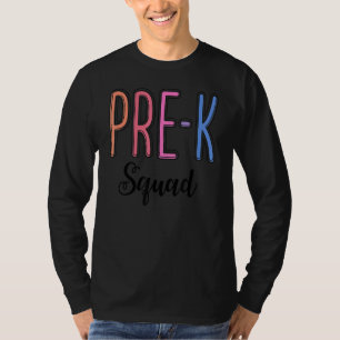Niedliche Bewertung der Verwaltung der Vor-K-Squad T-Shirt