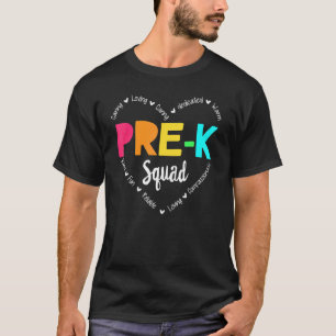 Niedliche Bewertung der Verwaltung der Vor-K-Squad T-Shirt