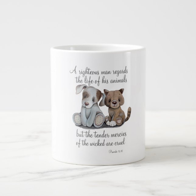 Niedliche Bibel Jumbo-Tasse (Vorderseite)