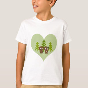 Niedliche Biber-Liebe T-Shirt