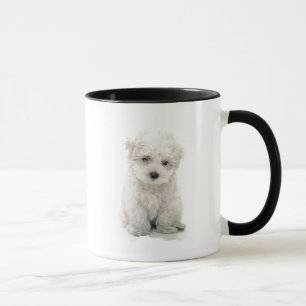 Niedliche Bichon Frise Kaffee-Tasse Tasse