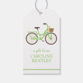 Niedliche Bicycle Personalisierte Gift Tags Geschenkanhänger