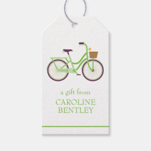 Niedliche Bicycle Personalisierte Gift Tags Geschenkanhänger