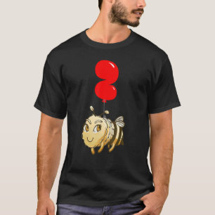Niedliche Biene 2. Geburtstag Kinder Ballon Party T-Shirt