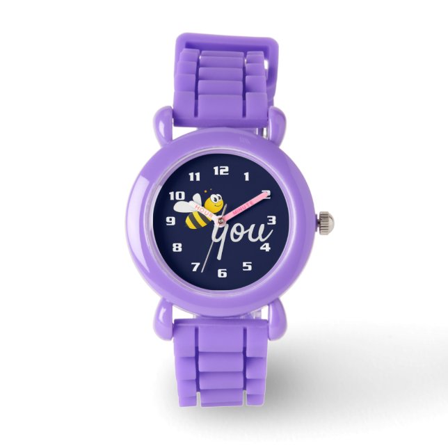 Niedliche Biene du bist Armbanduhr (Vorderseite)