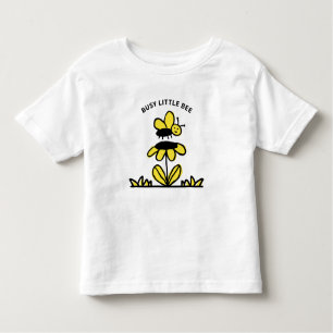 Niedliche Biene und Blume Kleinkind T-shirt