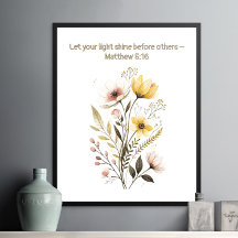 Niedliche Bienen Inspiration Bibel Verse Wall Art