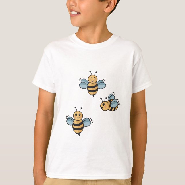 Niedliche Bienen T-Shirt (Vorderseite)