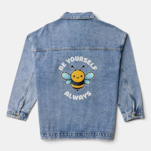 Niedliche Bienenhaltung - Seien Sie immer selbst Jeansjacke
