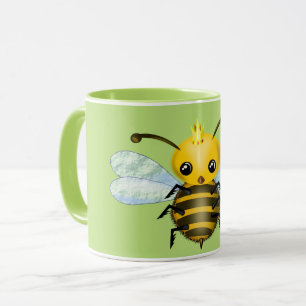 Niedliche Bienenkönigin-Tasse Tasse