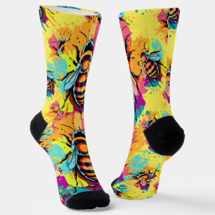 Niedliche Bienensocken - Honey Bees Socks Socken