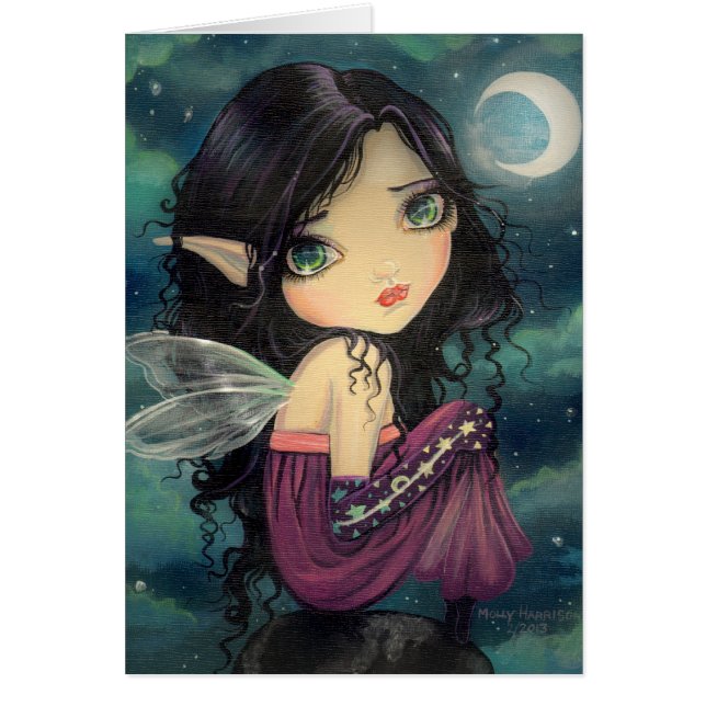 Niedliche Big-eye Gothic Fairy Fantasy Art (Vorne)
