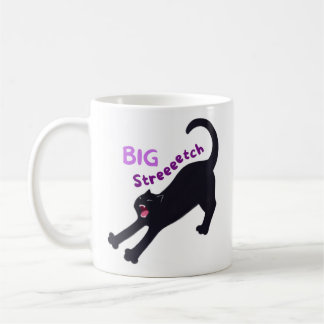 Niedliche Big Stretch Black Cat - Für Katzen Liebh Kaffeetasse