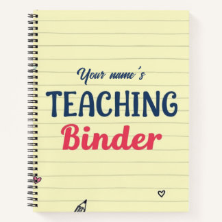 Niedliche Binder-Abdeckung für benutzerdefinierte Notizbuch