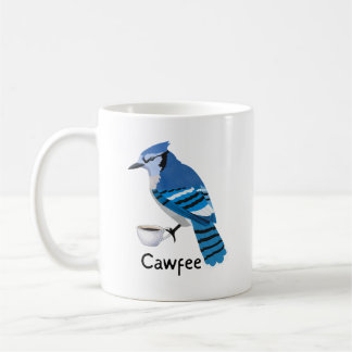 Niedliche Bird Cawfee Tasse, Coffee Lover Geschenk Kaffeetasse