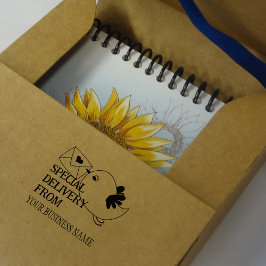 Niedliche Bird Custom Business Packaging Gummistempel