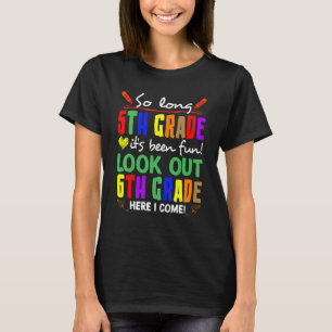 Niedliche bis lange 5. Klasse Ausblick 6. Klasse h T-Shirt