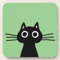 Niedliche Black Kitty Cat - Funny Feline Art