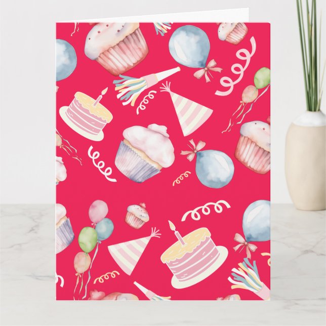 Niedliche Blank Geburtstagskarte Karte (Vorderseite)