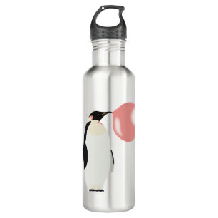 Niedliche Blase Gum Pinguin Blasen Blase Edelstahlflasche