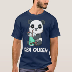 Niedliche Blase Tea Panda Boba Queen 765 T-Shirt