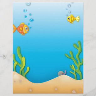niedliche Blasen-Fische unter Wasser