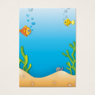 niedliche Blasen-Fische unter Wasser