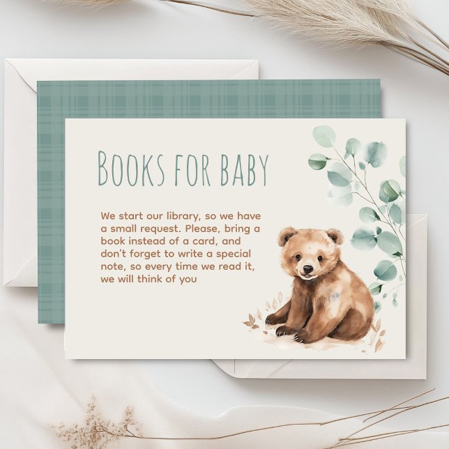 Niedliche Blätter aus dem Wald tragen eine Babydus Begleitkarte (Dusty blue and beige watercolor peonies floral baby shower invitation, gender neutral)