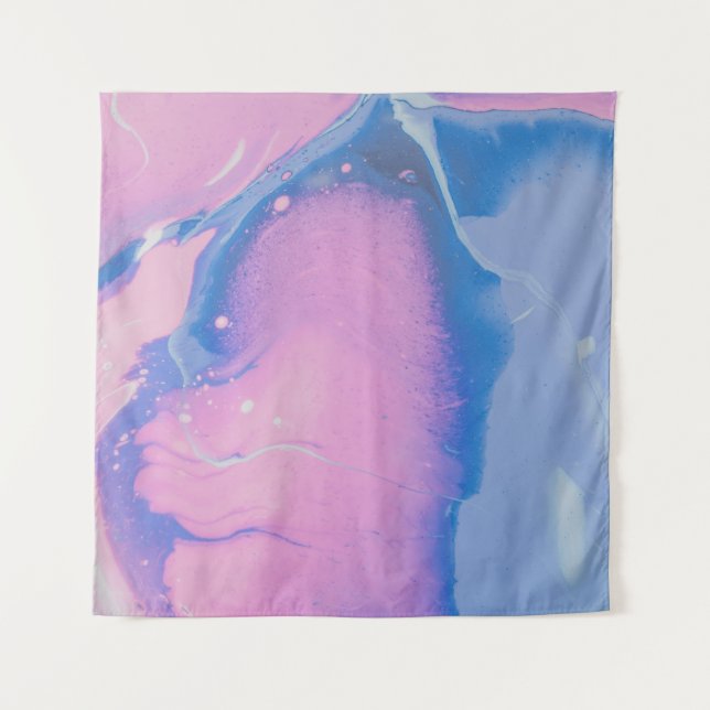 NIEDLICHE BLAU- UND PASTELFARBE WANDTEPPICH (Vorderseite)