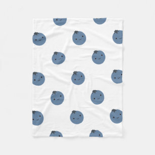 Niedliche Blaubeere Fleecedecke
