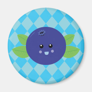 Niedliche Blaubeere Magnet