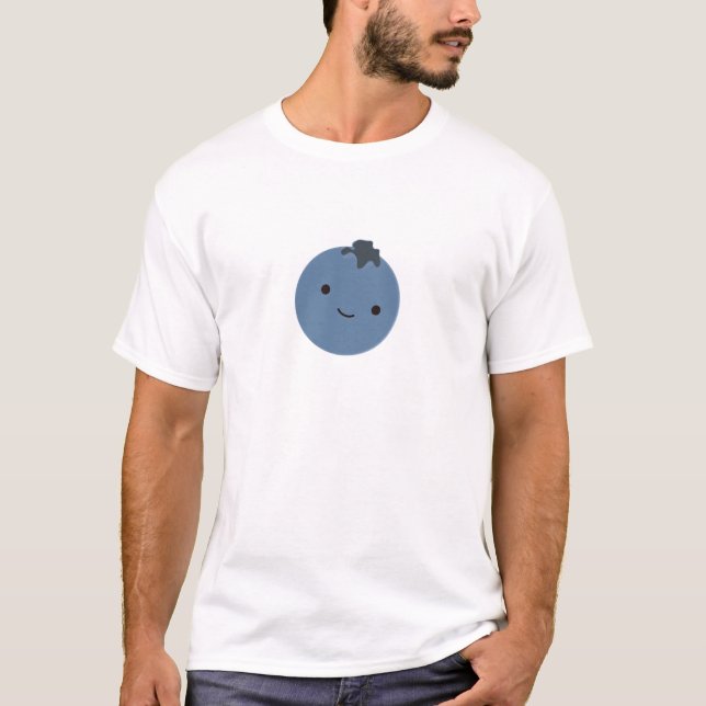Niedliche Blaubeere T-Shirt (Vorderseite)