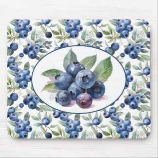 Niedliche Blaubeeren Mousepad