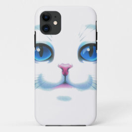 Niedliche blaue Augen der Katze Case-Mate iPhone Hülle