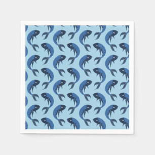 Niedliche Blaue Servietten