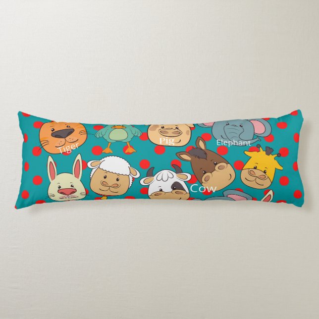 Niedliche blaue Tiere züchten Hunde von Rindern Seitenschläferkissen (Vorderseite)