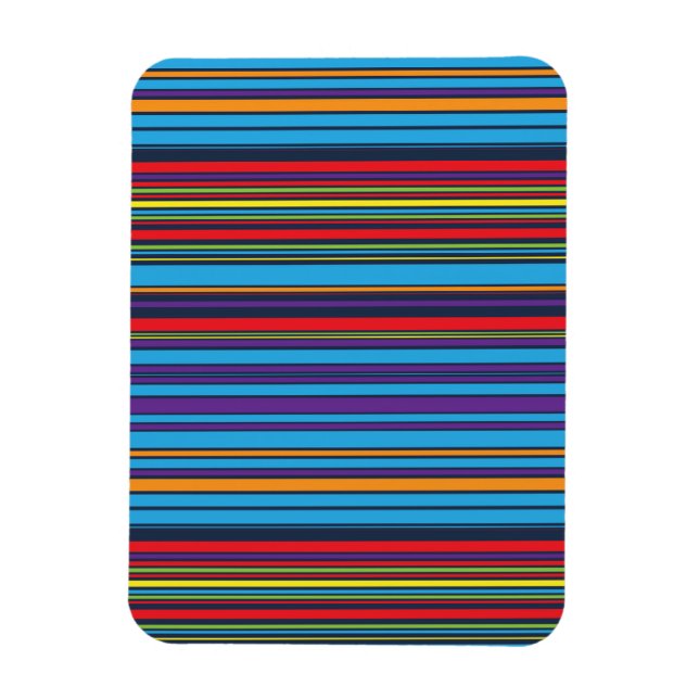 Niedliche blaue violette Streifen Magnet (Vertikal)