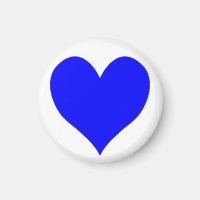 Niedliche Blauer Herzform