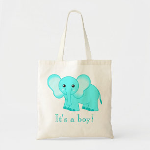 Niedliche blaues Baby-Elefant-Taschen-Tasche - es Tragetasche