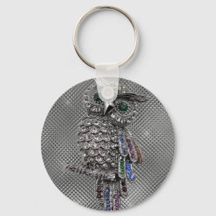 niedliche bling Eule Schlüsselanhänger