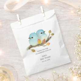 Niedliche Bluebirds Bird Baby Dusche Geschenktütchen