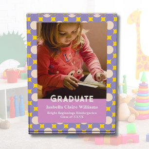 Niedliche Blume Abschluss Geschenke für Kindergart Fotoblock