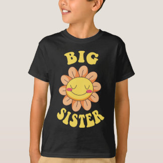 Niedliche Blume Big Sister T-Shirt