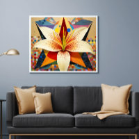 Niedliche Blume Bouquet Lily Printable