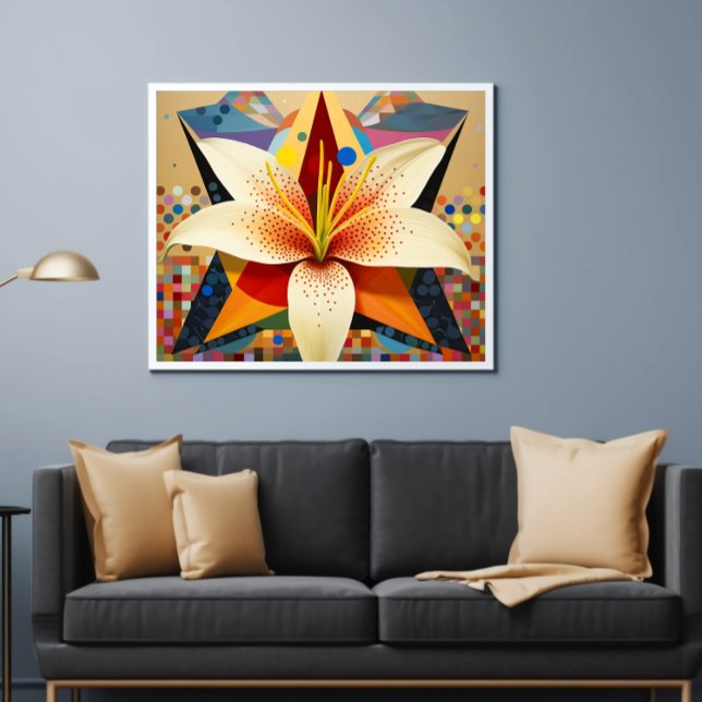 Niedliche Blume Bouquet Lily Printable Poster (Von Creator hochgeladen)