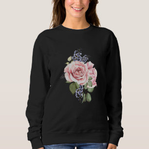 Niedliche Blume Bouquet Rose Art Sweatshirt